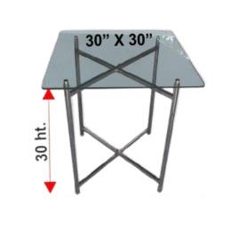 Glass Square Table