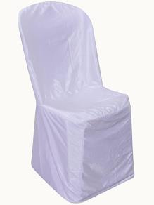 Plastic Chair with White Cover