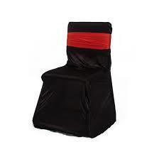 Dunlop/VIP Chair with Black Cover and Ribbon/Bow