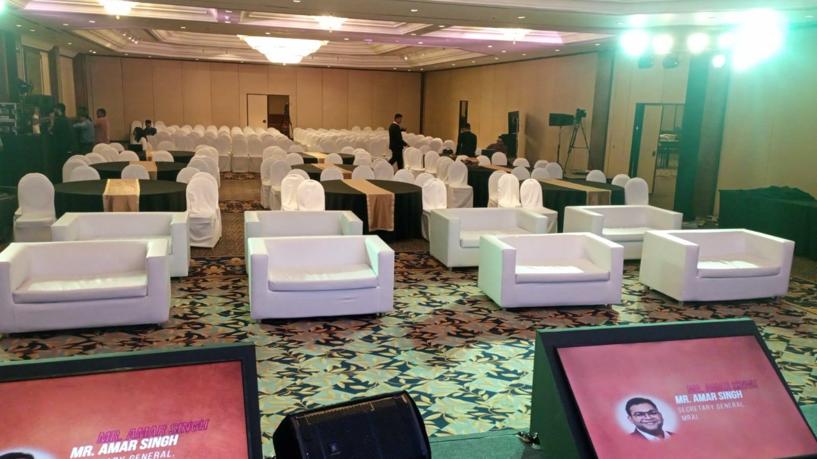 Box Sofa Two Seater White