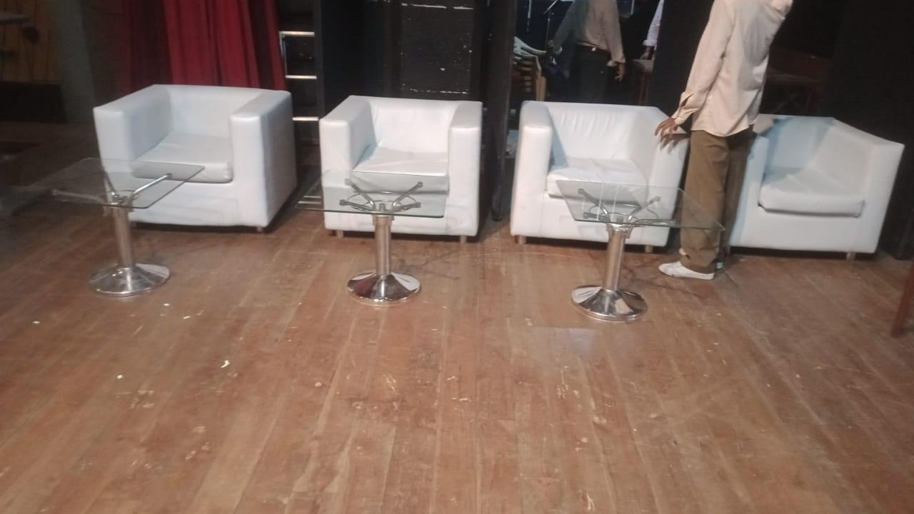 Box Sofa Single Seater White