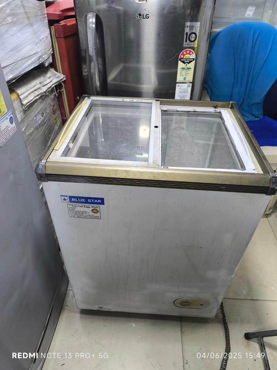 Deep Freezer 200 L Glass Top