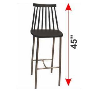 Wooden Bar Stool Red/Blake/White