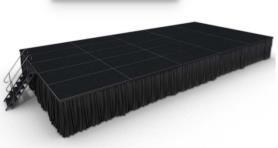 6 Ft Stage Rental for Mega Exhibitions & Outdoor Events