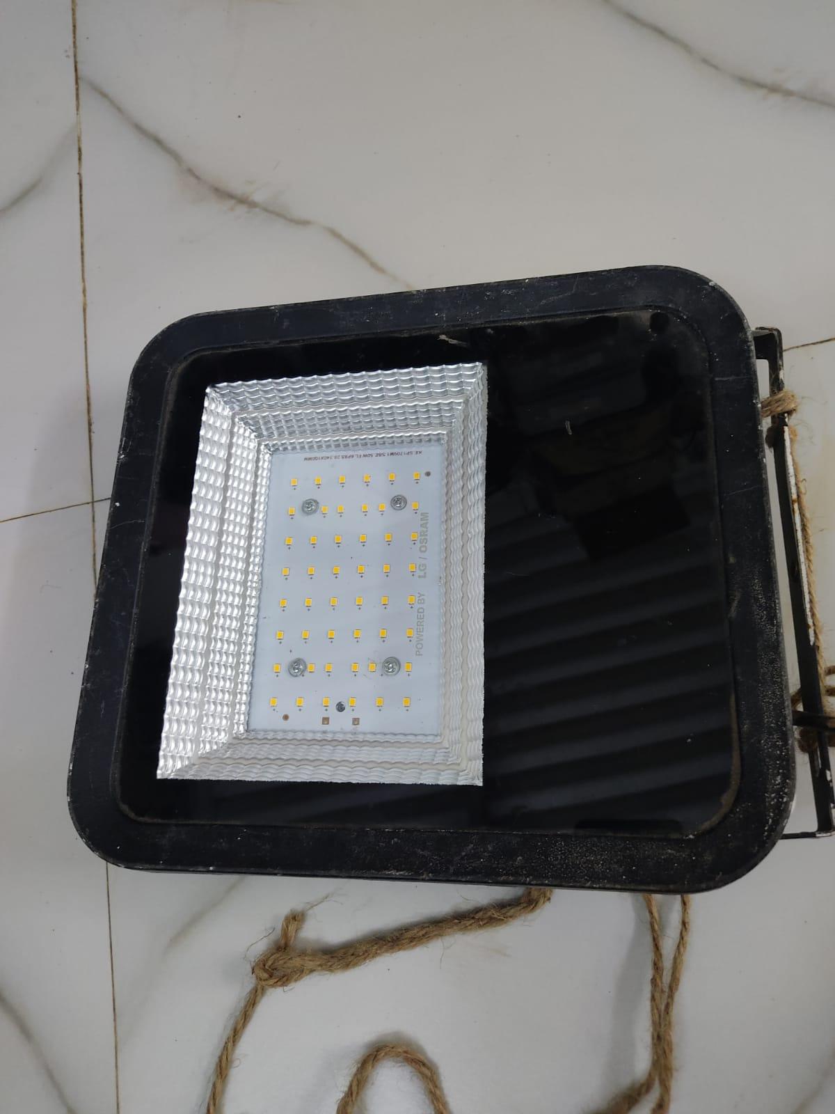 Metal Led Lights background blur
