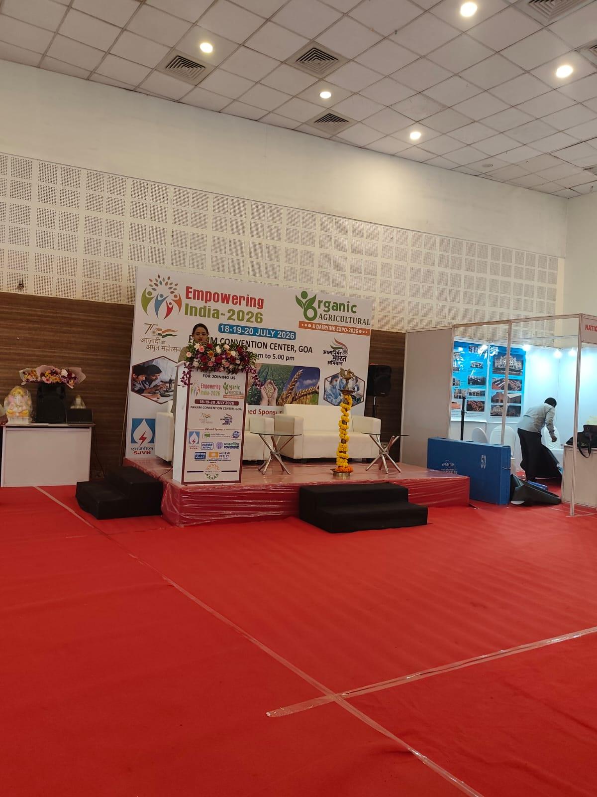 Exhibition setup