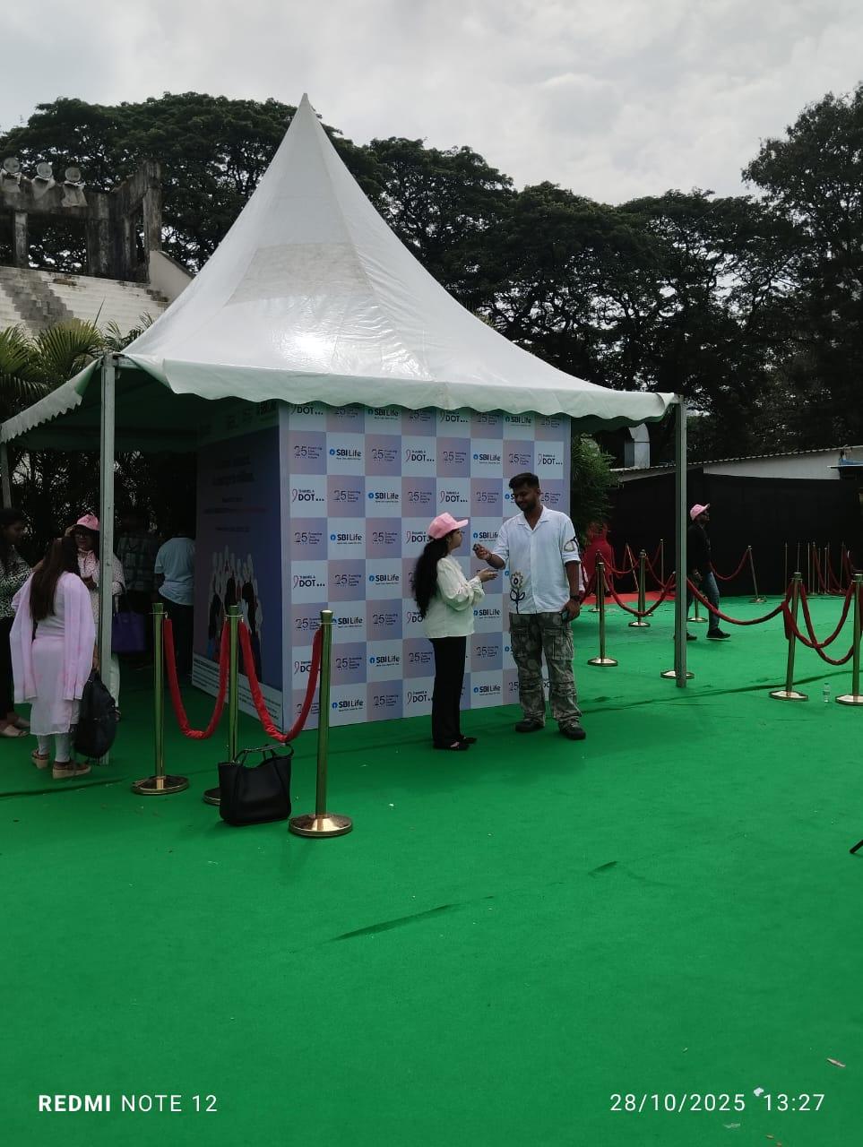 Pagoda tent 10*10 sqft View 2 blur