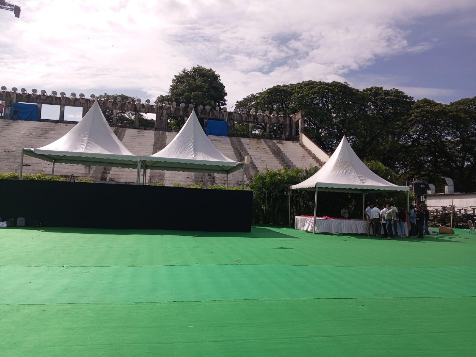 Pagoda tent 10*10 sqft View 3 blur