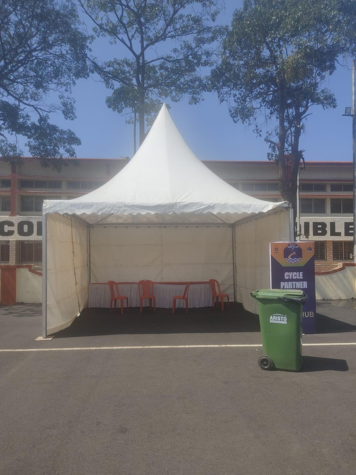 Pagoda tent 20*20 sqft View 3 blur